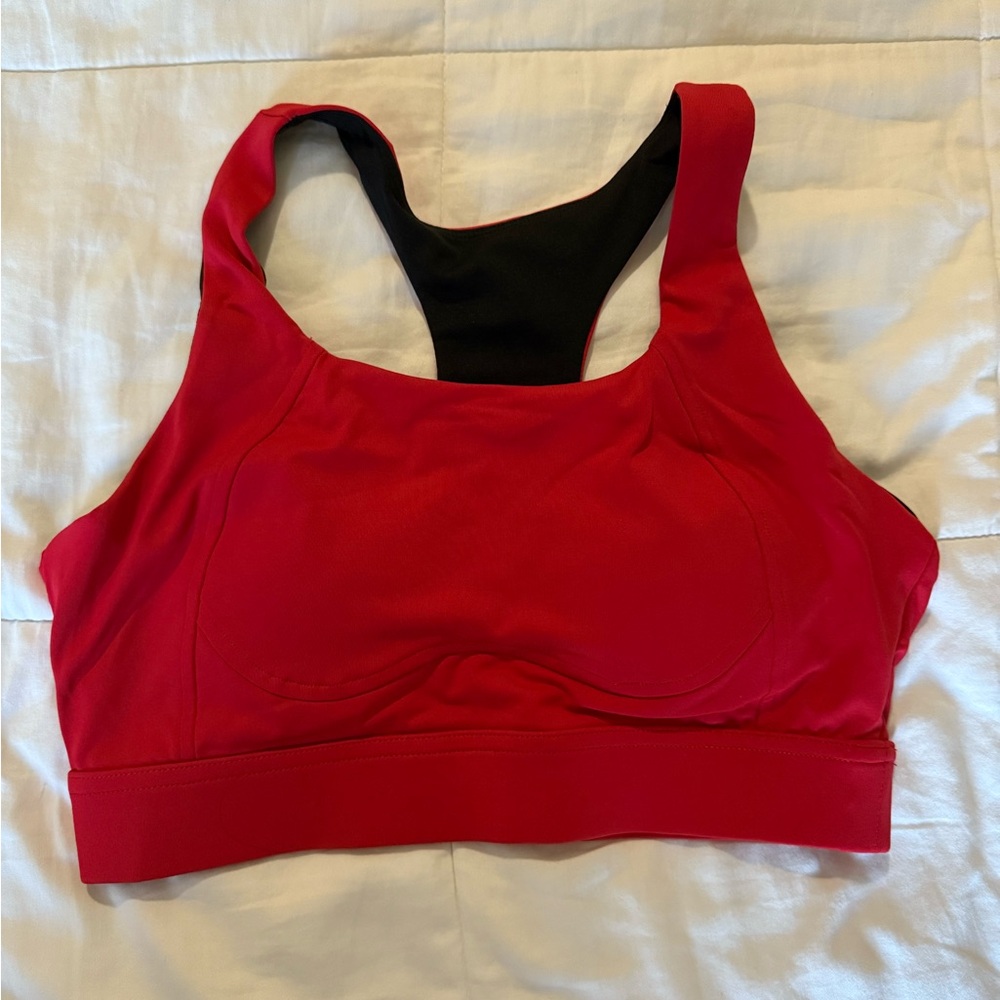Red Sports Bra
